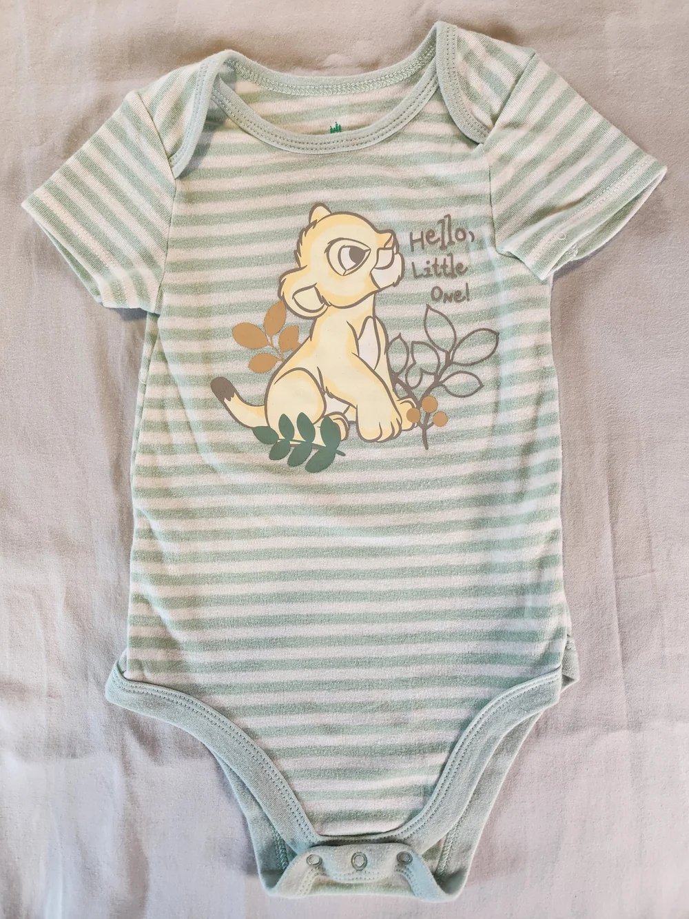 Disney Baby Cotton Knit Short Sleeve One Piece Outfits Size 12M Set Of 7